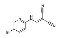 2-[(5-Bromo-pyridin-2-ylamino)-methylene]-malononitrile Structure