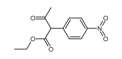 2-(p-Nitrophenyl)acetoacetic acid ethyl ester结构式