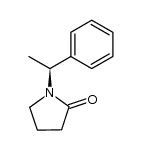 (S)-N-(1'-phenylethyl)-2-pyrrolidinone结构式