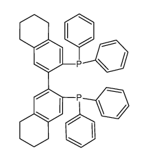 3,3'-Bis(diphenylphosphino)-5,5',6,6',7,7',8,8'-octahydro [2,2']binaphthalene chloroform adduct structure