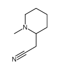 2-(1-methylpiperidin-2-yl)acetonitrile结构式