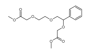 Dimethyl 4-phenyl-3,6,9-trioxaundecadioate结构式