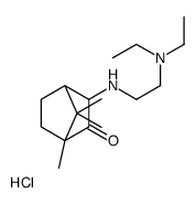 diethyl-[2-[(4,7,7-trimethyl-3-oxo-2-bicyclo[2.2.1]heptanyl)amino]ethyl]azanium,chloride Structure