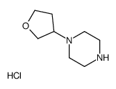 Piperazine, 1-(tetrahydro-3-furanyl)- HCl salt Structure