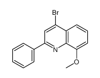 4-bromo-8-methoxy-2-phenylquinoline structure