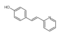 4-[2-(2-pyridinyl)ethenyl]phenol Structure