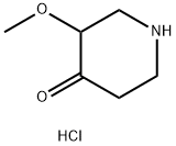 3-Methoxy-piperidin-4-one hydrochloride结构式