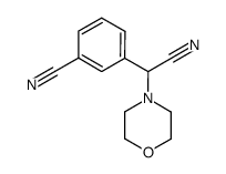 3-[cyano(morpholin-4-yl)methyl]benzonitrile Structure