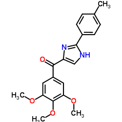 (2-p-tolyl-1H-imidazol-5-yl)(3,4,5-trimethoxyphenyl)methanone structure