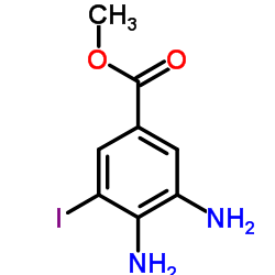 Methyl 3,4-diamino-5-iodobenzoate Structure