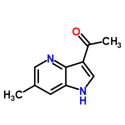 1-(6-Methyl-1H-pyrrolo[3,2-b]pyridin-3-yl)ethanone Structure