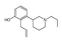 Phenol, 2-(2-propenyl)-3-(1-propyl-3-piperidinyl)- Structure