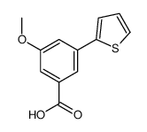 3-methoxy-5-thiophen-2-ylbenzoic acid结构式