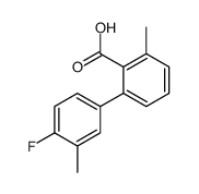 2-(4-fluoro-3-methylphenyl)-6-methylbenzoic acid Structure