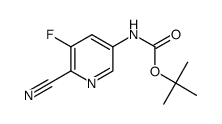 6-Cyano-5-Fluoro-Nicotinic Acid Tert-Butyl Ester结构式