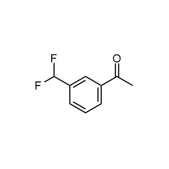 1-[3-(Difluoromethyl)phenyl]ethanone structure