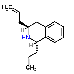 (1S,3S)-1,3-Diallyl-1,2,3,4-tetrahydroisoquinoline structure