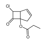 (7-chloro-6-oxo-5-bicyclo[3.2.0]hept-2-enyl) propanoate Structure