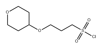 1-Propanesulfonyl chloride, 3-[(tetrahydro-2H-pyran-4-yl)oxy]-结构式