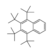 1,2,3,4-tetratert-butylnaphthalene Structure