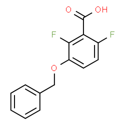 3-(Benzyloxy)-2,6-difluorobenzoic acid结构式