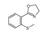 2-(2-(methylthio)phenyl)-4,5-dihydrooxazole结构式