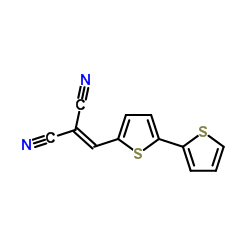 (2,2'-Bithiophen-5-ylmethylene)malononitrile Structure