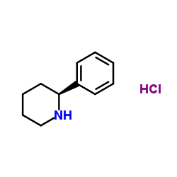 (S)-2-Phenylpiperidine hydrochloride structure