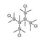 1,1,2,2-tetrakis(chlorodimethylsilyl)-1,2-dimethyldisilane Structure