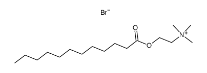 lauroyloxyethylene-N,N,N-trimethylammonium bromide结构式