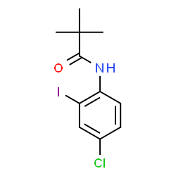 4-Chloro-2-iodo-pivaloylaniline structure