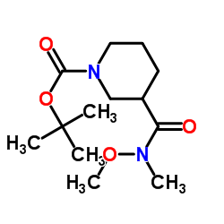 TERT-BUTYL 3-(METHOXY(METHYL)CARBAMOYL)PIPERIDINE-1-CARBOXYLATE picture