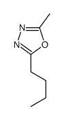 2-butyl-5-methyl-1,3,4-oxadiazole结构式