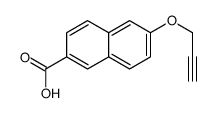 6-prop-2-ynoxynaphthalene-2-carboxylic acid Structure