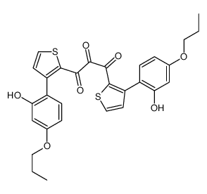 2-HYDROXY-4-PROPOXYPHENYLTHIENOYLKETONE结构式