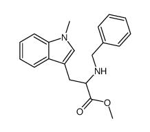 (+/-)-Na-methyl-Nb-benzyltriptophan methyl ester结构式