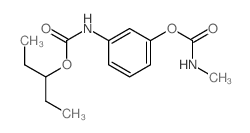 [3-(pentan-3-yloxycarbonylamino)phenyl] N-methylcarbamate结构式