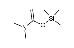 Dimethyl-α-trimethylsiloxyvinyl-acetamid结构式