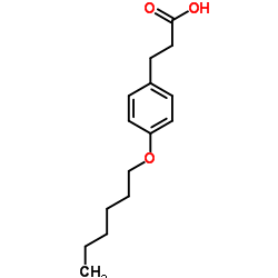 3-[4-(Hexyloxy)phenyl]propanoic acid Structure