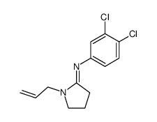 [1-Allyl-pyrrolidin-(2E)-ylidene]-(3,4-dichloro-phenyl)-amine结构式