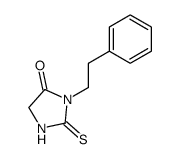 3-(2-phenylethyl)-2-thiohydantoin Structure