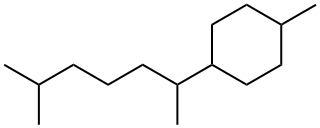 1-(1,5-Dimethylhexyl)-4-methylcyclohexane结构式