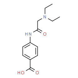 4-(2-DIETHYLAMINO-ACETYLAMINO)-BENZOIC ACID结构式