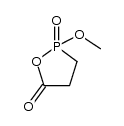 2,5-dioxo-2-methoxy-1,2-oxaphospholane结构式