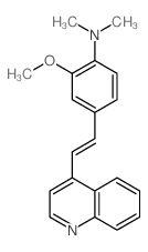 Benzenamine,3-methoxy-N,N-dimethyl-4-[2-(4-quinolinyl)ethenyl]-, (Z)- (9CI)结构式