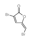 2(5H)-Furanone,3-bromo-5-(bromomethylene)- structure