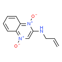 2-Quinoxalinamine, N-2-propenyl-, 1,4-dioxide (9CI) Structure