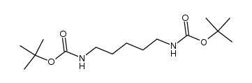 N,N'-di-(tert-butoxycarbonyl)-1,5-diaminopentane Structure