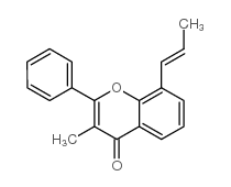 3-methyl-2-phenyl-8-(1-propenyl)-4-benzopyrone picture