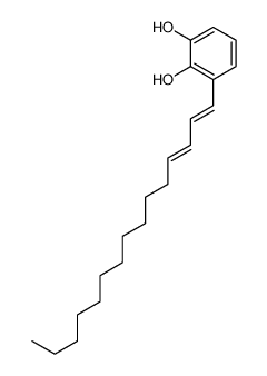 3-pentadeca-1,3-dienylbenzene-1,2-diol结构式